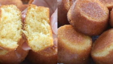 bolinho sem óleo