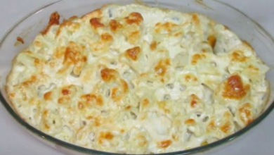 couve-flor gratinada