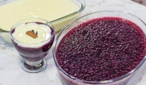 Receita de Sagu de Vinho com Creme