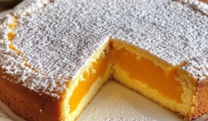 Receita de Bolo de Laranja com Creme de Laranja