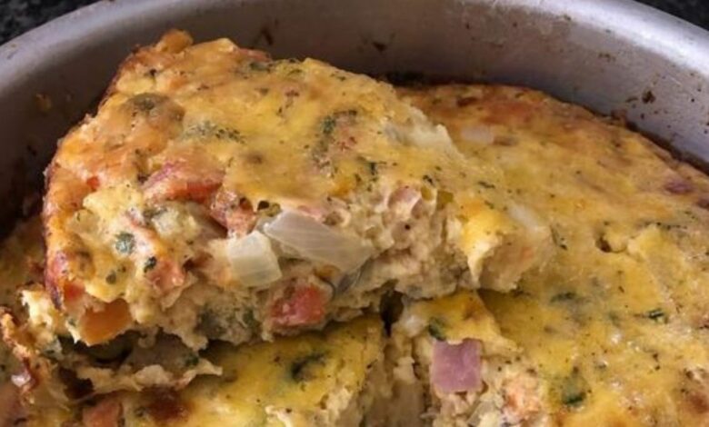 omelete de forno fit