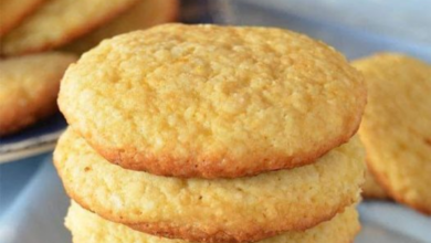 Biscoitos de Laranja e Coco para Servir com Café Quentinho