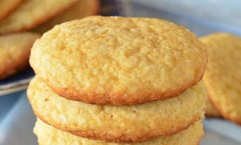 Biscoitos de Laranja e Coco para Servir com Café Quentinho