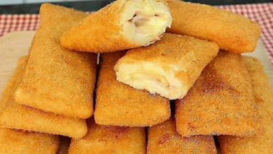 Cigarrete de Presunto e Queijo Delicioso