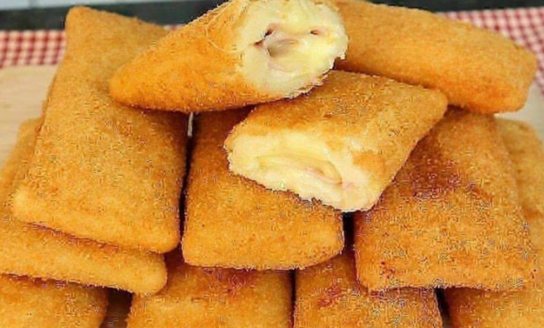 Cigarrete de Presunto e Queijo Delicioso