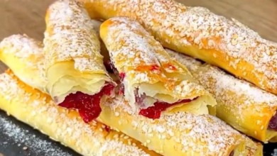 Strudel de Cereja Delícia Folhada e Saborosa