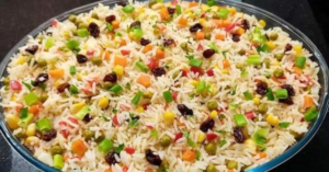 Receita de Arroz Natalino Simples e Delicioso