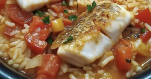 Arroz de Peixe com Tomate e Pimentão: Saboroso e Confortante