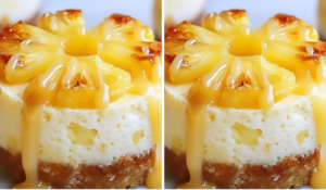 Cheesecake de Abacaxi Caramelizado: Uma Sobremesa Irresistível