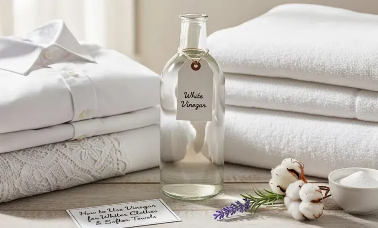 Como Usar Vinagre para Roupas Mais Brancas e Toalhas Mais Macias