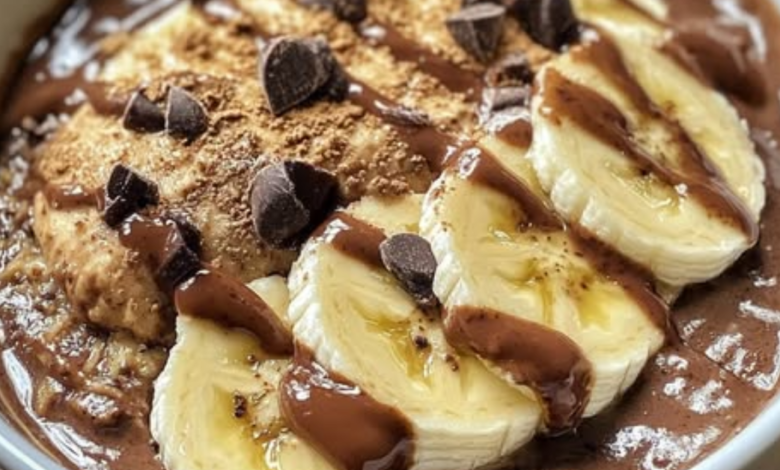 Receita Rápida e Deliciosa Doce de Banana com Cacau