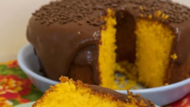 Bolo de Cenoura com Brigadeiro