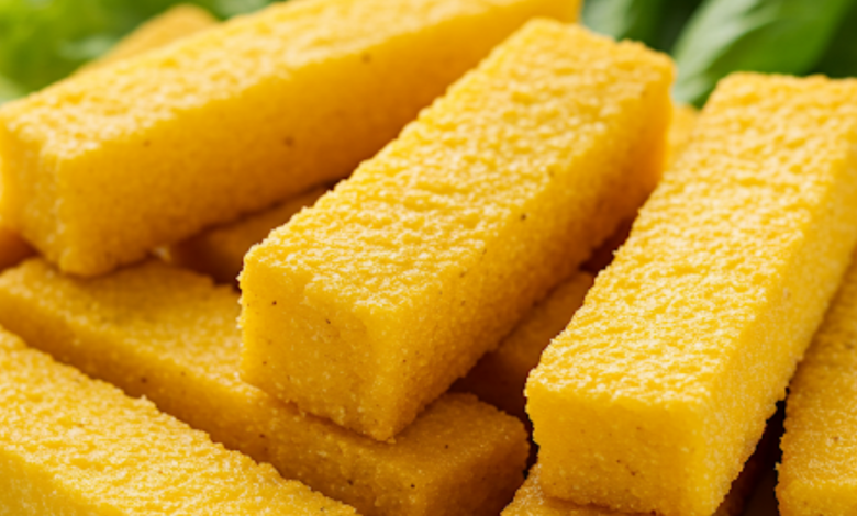 polenta frita sequinha