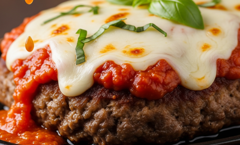 Bife de Carne Moida a Parmegiana