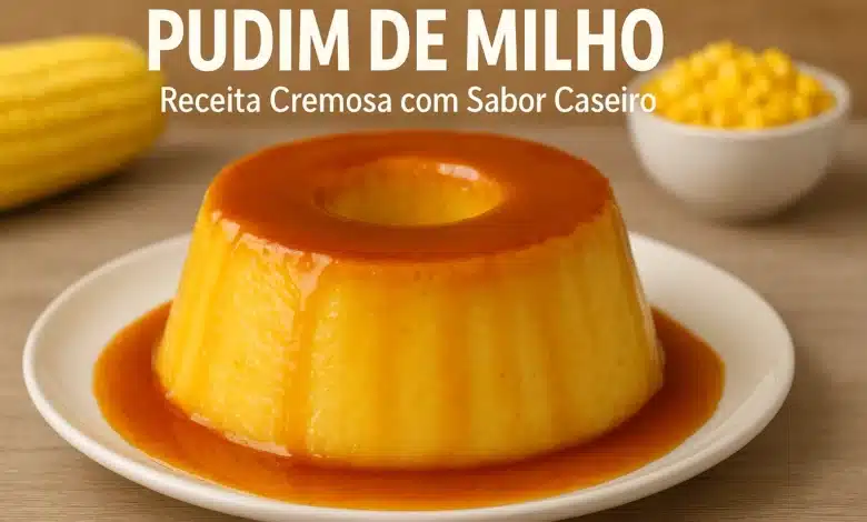 pudim de milho cremoso