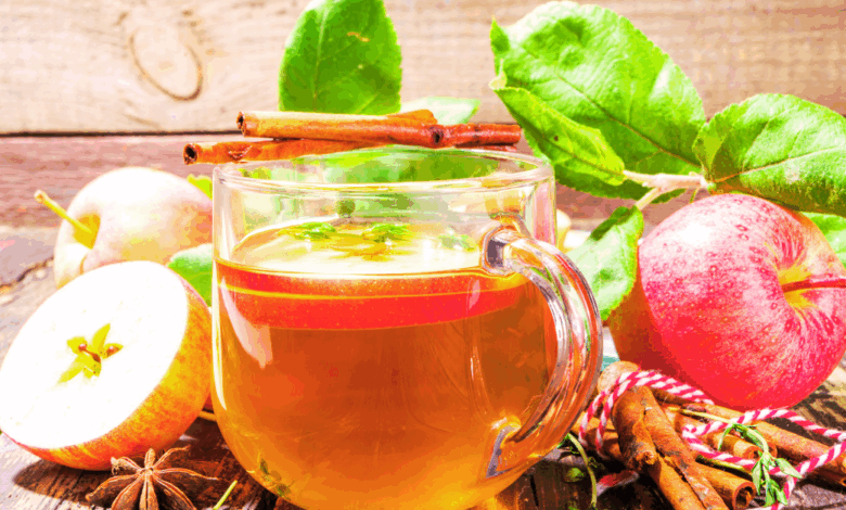 Chá de Maçã com Canela