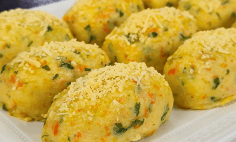 Bolinho de Batata Recheado com Calabresa