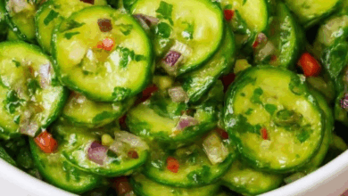 Salada de Abobrinha Refrescante