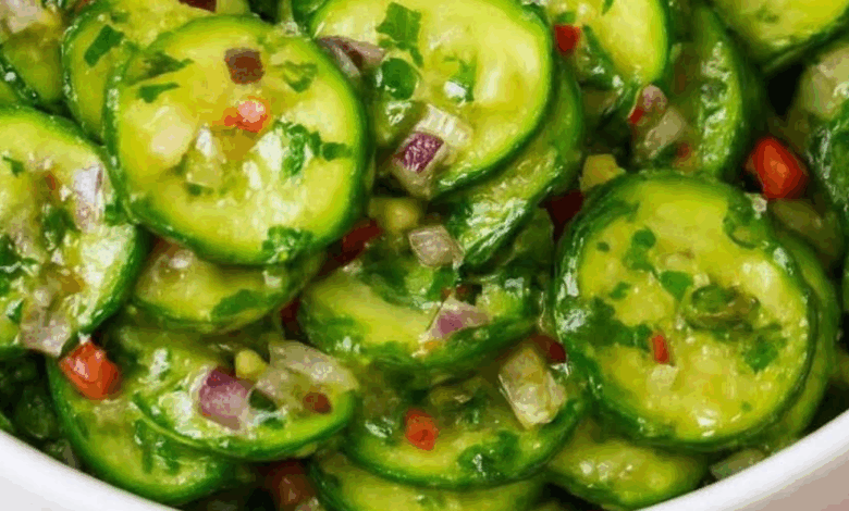 Salada de Abobrinha Refrescante