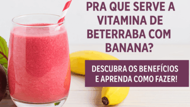 Vitamina de Beterraba com Banana