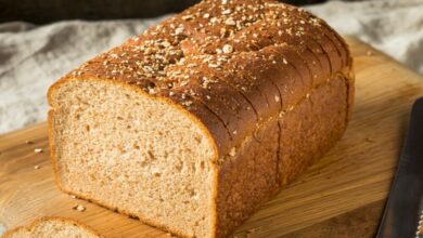 Pão integral sem farinha