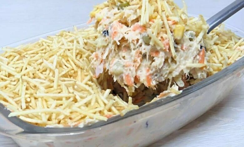 Salpicão de Frango Especial para o Natal: receita cremosa e irresistível