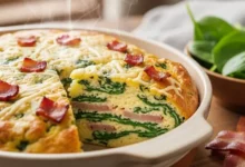 Torta Salgada Prática de Liquidificador: Espinafre, Bacon e o Equilíbrio Perfeito de Sabores