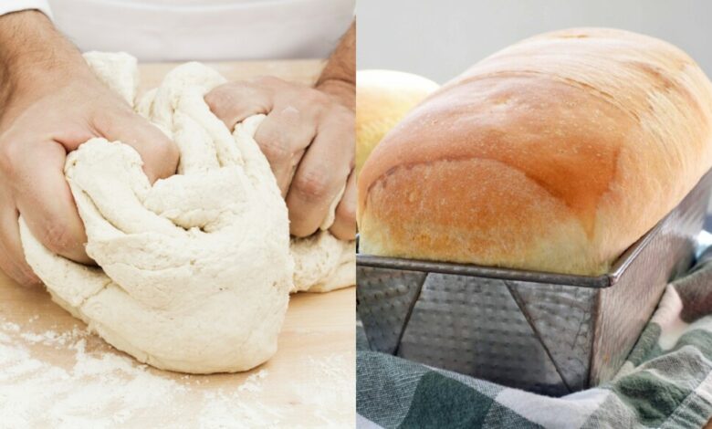 Pão caseiro fofinho com poucos ingredientes