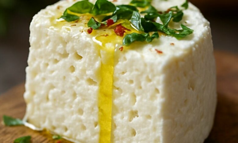 Queijo Fresco Artesanal com ervas finas na tabua!