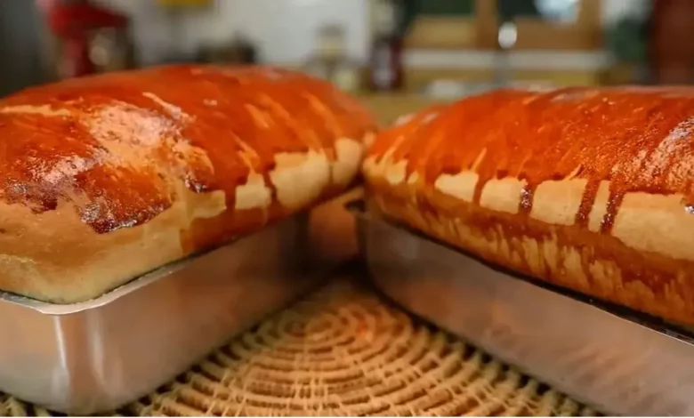 Pão Caseiro Econômico: Receita Fácil, Fofinha e que Rende 2 Pães Gigantes