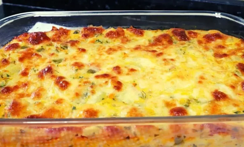 TORTA DE LEGUMES CREMOSA: Receita facil que não usa liquidificador!