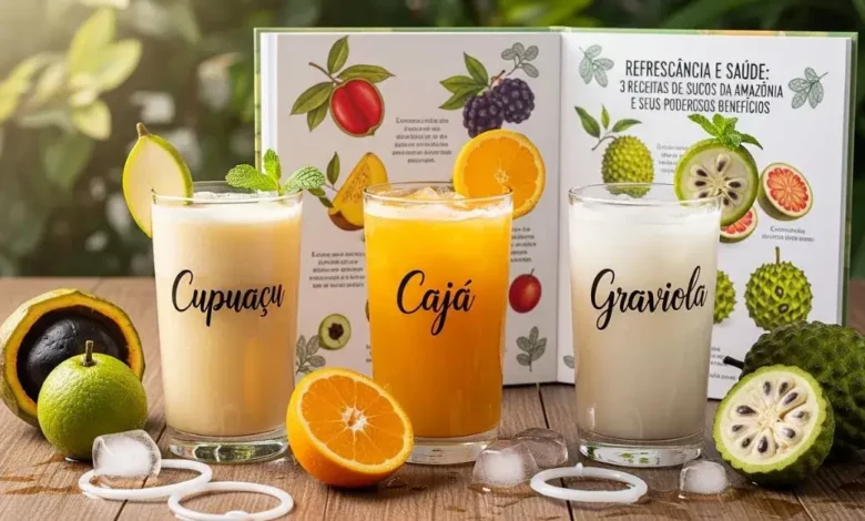 Refrescância e Saúde: 3 Receitas de Sucos da Amazônia e Seus Poderosos Benefícios