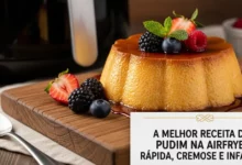 A Melhor Receita de Pudim na Airfryer: Cremoso, Rápido, Sem Forno e Sem Banho-Maria