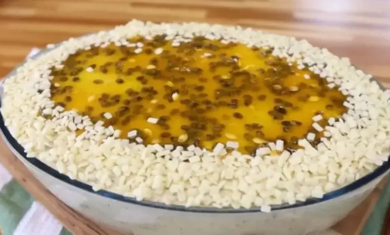 Pavê de Maracujá Rápido e Sem Panela: A Receita Cremosa e Infalível para a Ceia