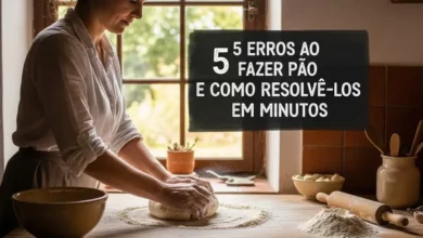5 Erros ao Fazer Pão e Como Resolvê-los em Minutos