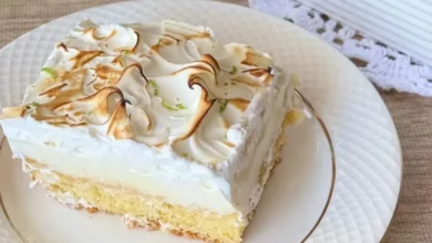 Bolo Torta de Limão Cremoso: Receita Deliciosa com Merengue Dourado