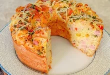 Bolo Salgado Recheado de Liquidificador