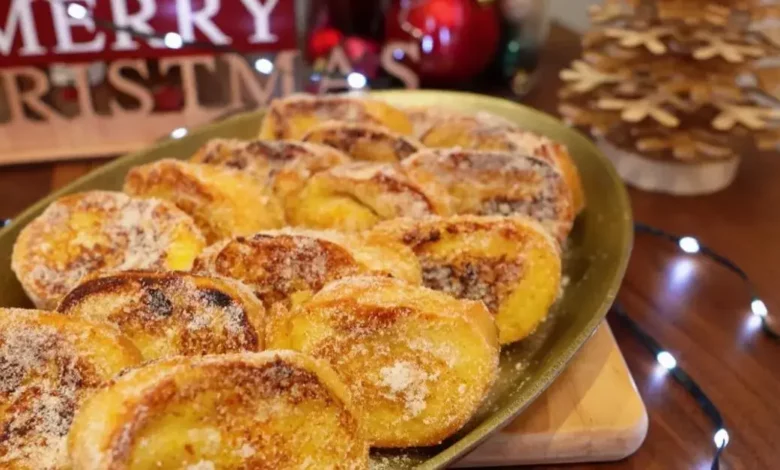 Rabanada de Natal Perfeita Crocante e Cremosa