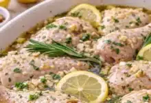 Frango Assado ao Limão e Alho